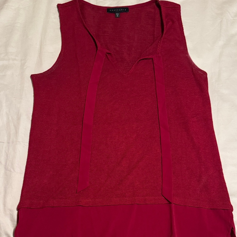 Sanctuary Red Sleeveless Tank Top